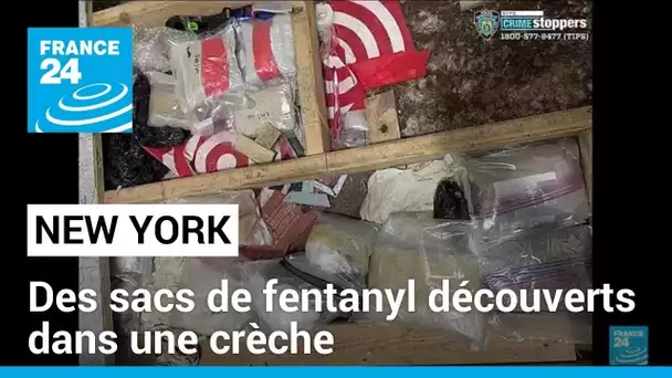 Etats-Unis : des sacs de fentanyl découverts dans une crèche à New York • FRANCE 24