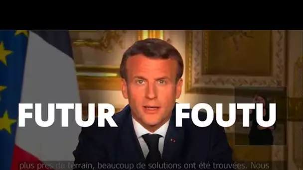 Discours de Macron: l'erreur de sous-titre qui résume cruellement la situation