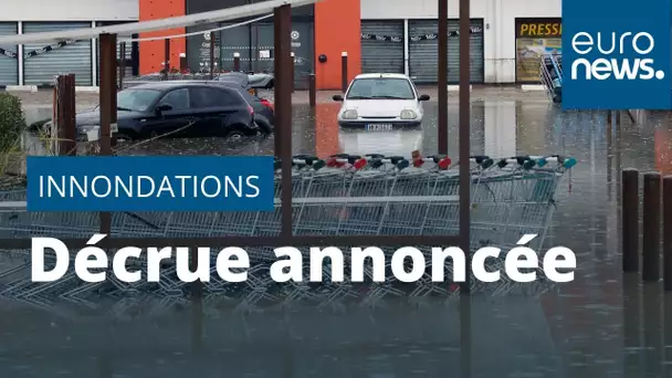 Inondations et intempéries en France et en Italie : la décrue amorcée