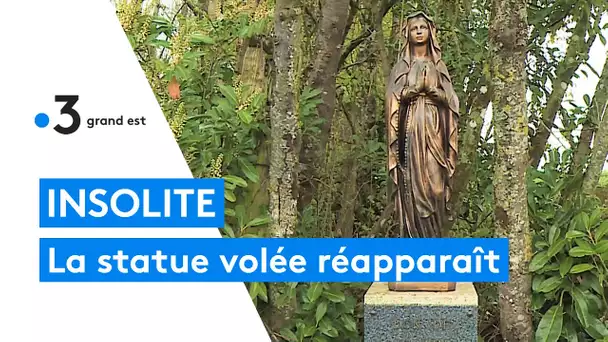 La statue de la Vierge volée dans un village ardennais a été replacée par ses voleurs