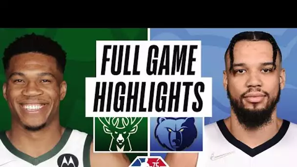 BUCKS at GRIZZLIES | FULL GAME HIGHLIGHTS | March 26, 2022