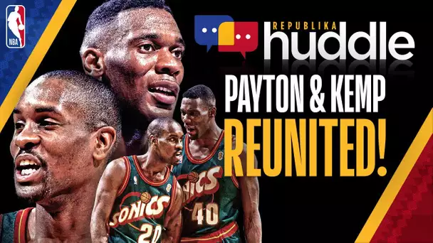 Gary Payton and Shawn Kemp Join the Republika Huddle