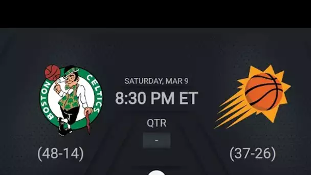Boston Celtics vs. Phoenix Suns | NBA on ABC Live Scoreboard