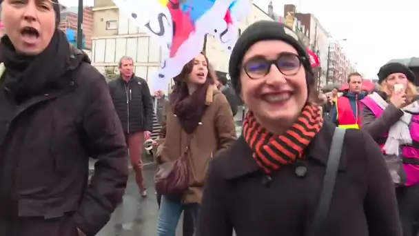 14/01 : manifestation contre la réforme des retraites au Havre