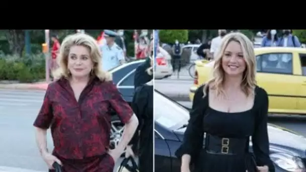 PHOTOS Catherine Deneuve et Virginie Efira rayonnantes pour Dior à Athènes