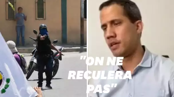 Au Venezuela, Juan Guaido affirme s’être fait tiré dessus en pleine manifestation contre Nicolas