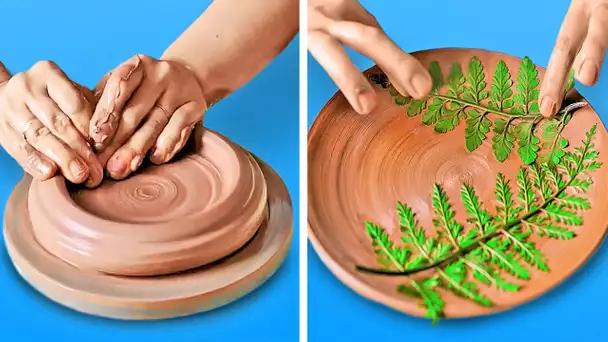 FANTASTIQUES ASTUCES ET CONSEILS DE POTERIE AVEC DE L'ARGILE QUE TU PEUX FACILEMENT RÉPÉTER