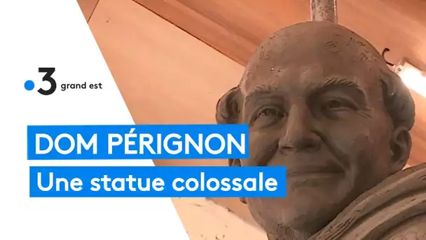 Patrimoine : une nouvelle statue colossale pour Dom Pérignon