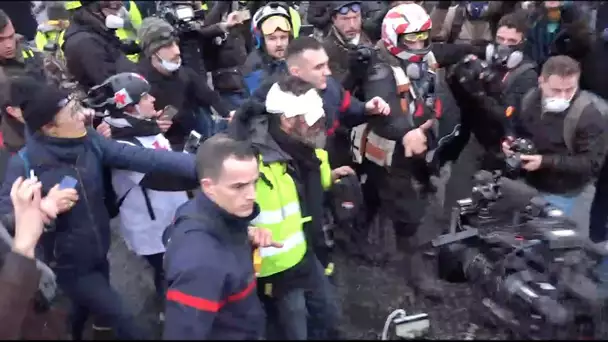 Acte XI : Le gilet jaune Jérôme Rodrigues blessé à l'oeil à la Bastille