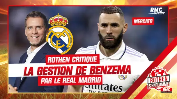Mercato : Rothen critique la gestion de Benzema par le Real Madrid