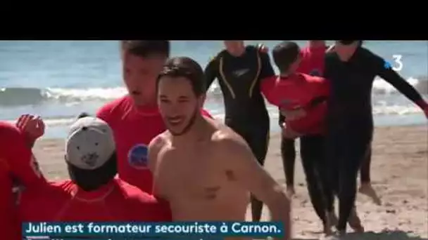 Carnon : Julien Pérez traverse la Manche à la nage en 13 h 26 minutes