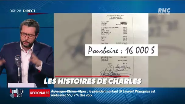 Il laisse un pourboire de 16 000 dollars pour deux hot dogs