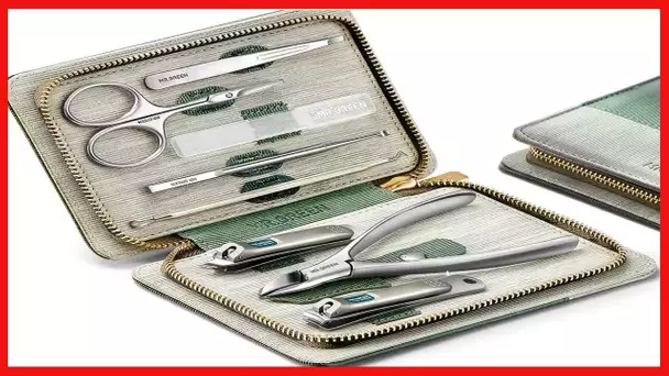 MR.GREEN Manicure Sets Pedicure Kits Stainless Steel Nail Clipper Personal Care Tools with PU