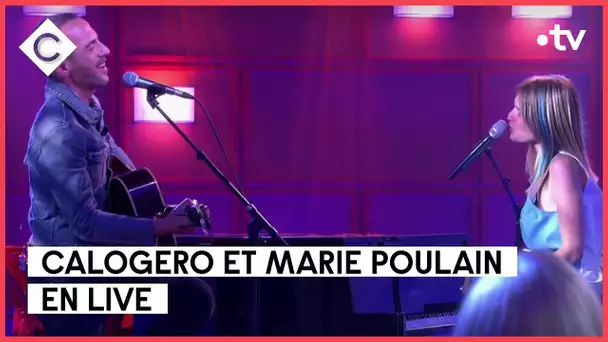 Calogero et Marie Poulain - “Le hall des départs” - C à vous - 20/06/2023