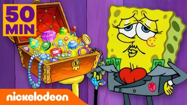Bob l'éponge | 50 minutes des meilleurs moments rafinés à Bikini Bottom | Nickelodeon France