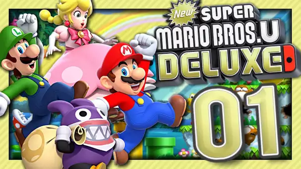 NEW SUPER MARIO BROS U DELUXE EPISODE 1 NINTENDO SWITCH CO-OP | LE RETOUR DE MARIO !