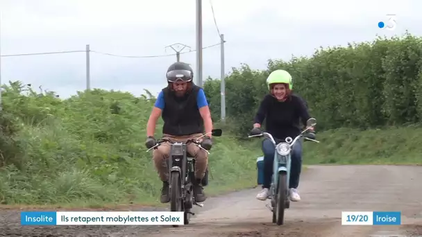 Finistère : ils retapent vos vieilles mobylettes et vélos Solex
