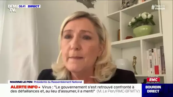 On ne doit pas être dans la même impréparation demain que celle d'hier" prévient Marine Le Pen