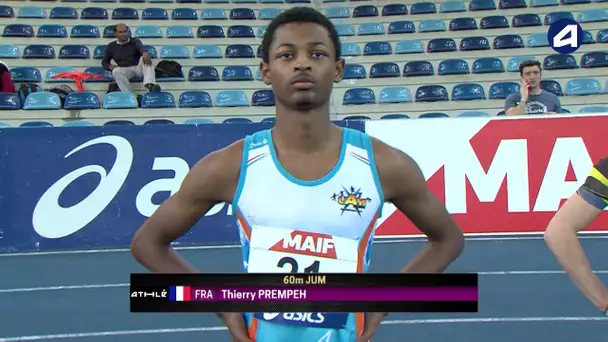 Miramas 2020 : Finale 60 m Juniors M (Thierry Prempeh en 6''80)