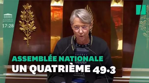 Assemblée nationale : Borne dégaine un nouveau 49.3, le quatrième en deux semaines