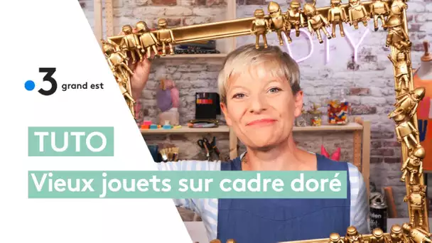 Tuto : faire un cadre de jouets, une idée en or