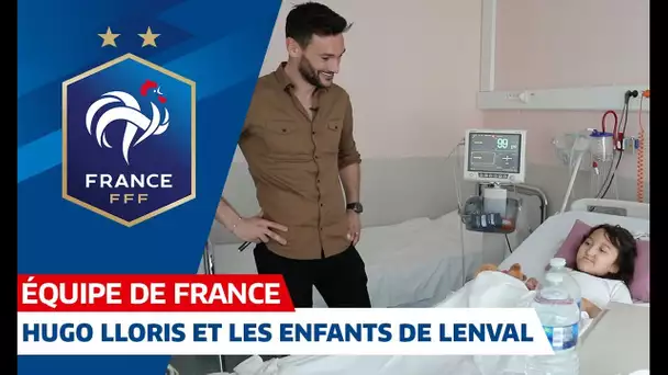 Hugo Lloris à la rencontre des enfants de l&#039;hôpital Lenval, Equipe de France I FFF 2019