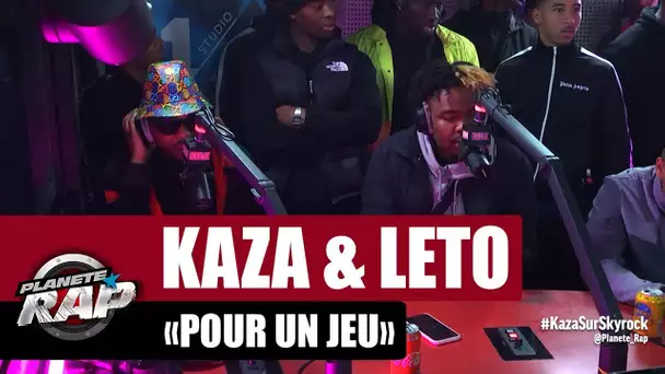 Kaza "Pour un jeu" ft Leto #PlanèteRap