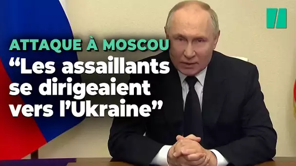 Vladimir Poutine assure que les assaillants de l’attaque à Moscou tentaient de fuir vers l’Ukraine