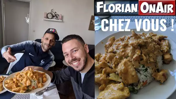 "TEAM POULET/ RIZ CANTONAIS" chez un abonné! - GROS REPAS! -  VLOG #748