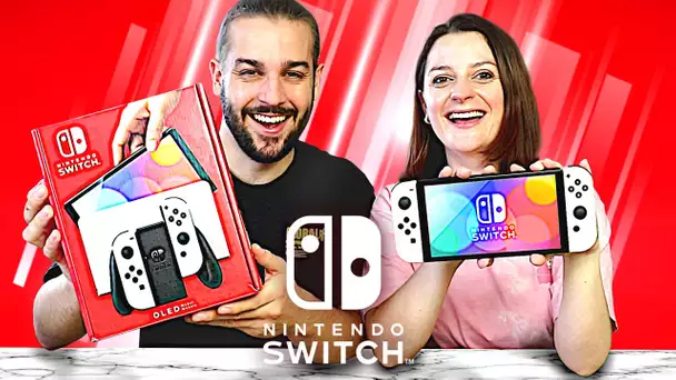 ON A RECU LA NOUVELLE NINTENDO SWITCH : LA NINTENDO SWITCH OLED ! TEST ET AVIS