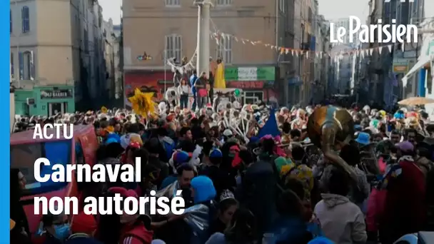 Des milliers de personnes à un carnaval non déclaré à Marseille