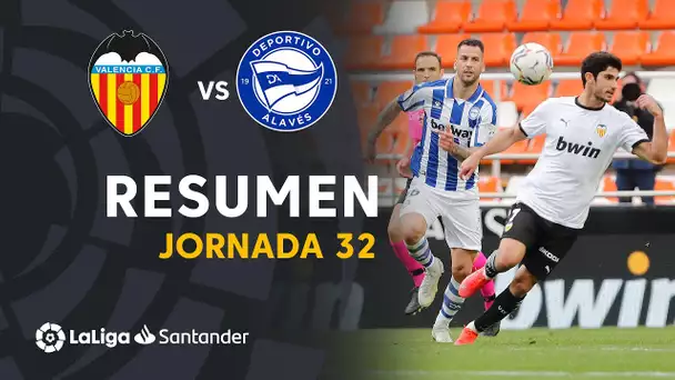 Resumen de Valencia CF vs Deportivo Alavés (1-1)