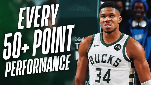 EVERY TIME Giannis Antetokounmpo Scored 50+ PTS In A Game!