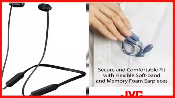 JVC Marshmallow Wireless, Earbud Headphones, Water Resistance(IPX4), 8 Hours Long Battery Life,