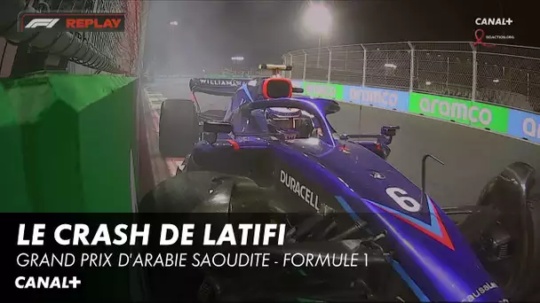 Le crash de Latifi - Grand Prix d'Arabie Saoudite - Formule 1