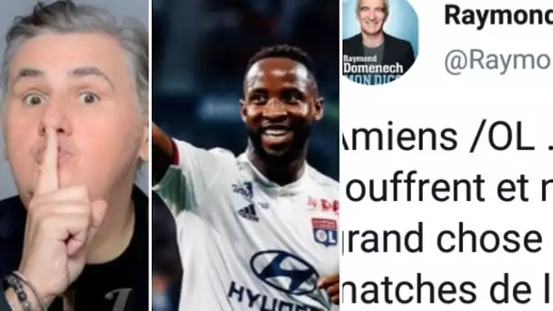 Amiens 2-2 OL :Domenech allume Sylvinho sur Twitter, Menes ramasse en tribunes,dembele jallet bodmer