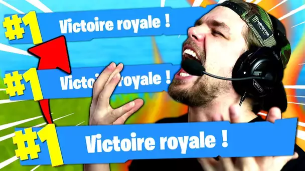 3 TOP 1 EN UNE SOIRÉE sur Fortnite: Battle Royale !!