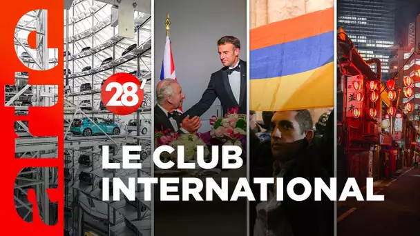 Arménie, Charles III, visite intime de Tokyo… | Le Club international de 28’ - 28 minutes - ARTE