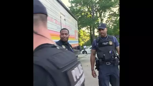 Une patrouille de police à Bâton Rouge
