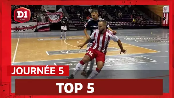 D1 Futsal, 5e journée : Le top 5