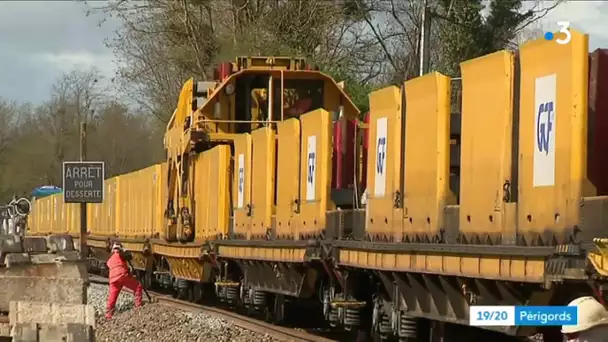 Un train usine pour rénover la ligne TER Libourne-Bergerac