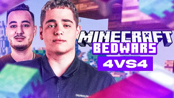 ON PART EN 4v4 SUR BEDWARS AVEC GOTAGA, CHELXIE & BIBI