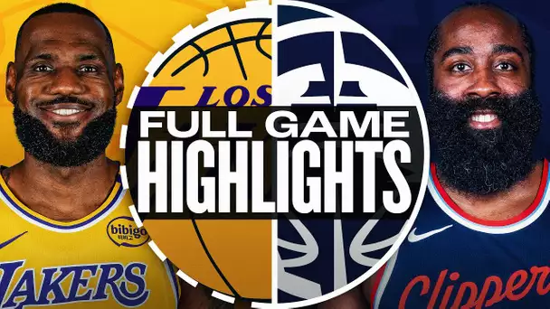 LAKERS at CLIPPERS | FULL GAME HIGHLIGHTS | January 19, 2025