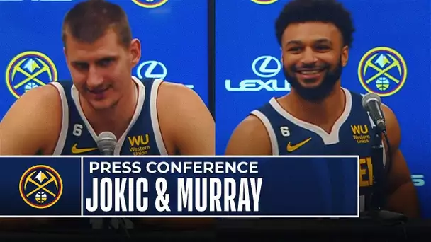 Nikola Jokic & Jamal Murray Talk Chemistry, New Look Nuggets & More #NBAMediaDay