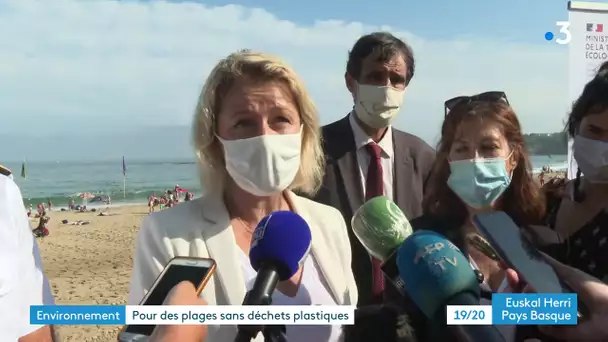La ministre de la Transition écologique Barbara Pompili en visite au Pays basque