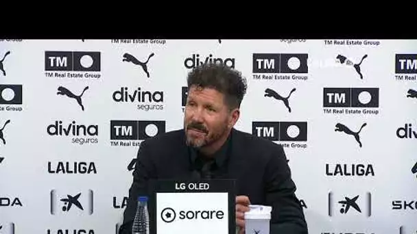 Rueda de prensa de Diego Pablo Simeone tras el Valencia CF vs Atlético de Madrid