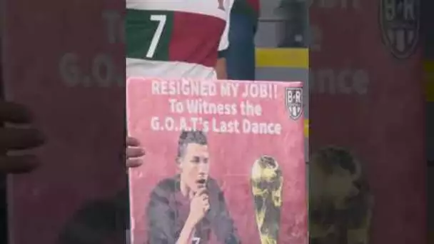 L'incroyable pancarte d'un fan de CR7