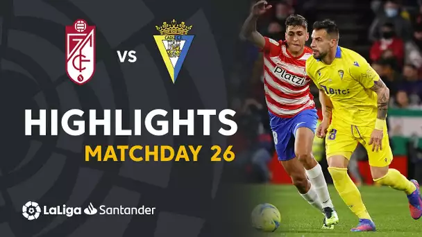 Resumen de Granada CF vs Cádiz CF (0-0)