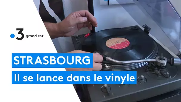 Strasbourg : passionné de vinyles, il réalise son rêve et leur offre une seconde vie