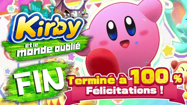 KIRBY ET LE MONDE OUBLIE FIN : ON TERMINE LE JEU A 100% ! NINTENDO SWITCH CO-OP FR